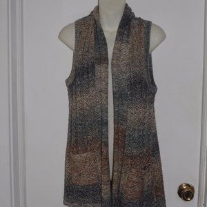 Medium Christopher & Banks cardigan vest